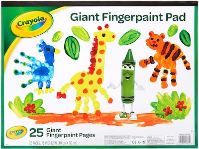 Melissa Doug Finger Paint Paper Pad 12 x 18 Inches 50 Sheets 2-Pack