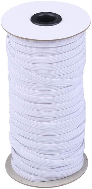 1/4 inch Latex-free Polybraid Elastic