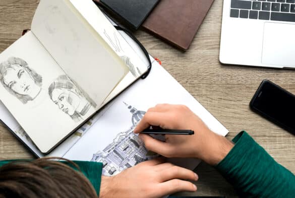 Sketching Vs Drawing - The Difference - The Creative Folk